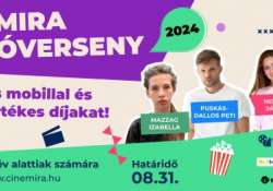 Cinemira videóverseny- Forgass mobillal és nyerj értékes díjakat!