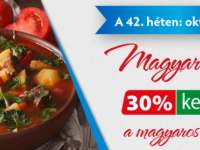 E-food: október 22-ig 30% kedvezmény a magyaros ételek árából!